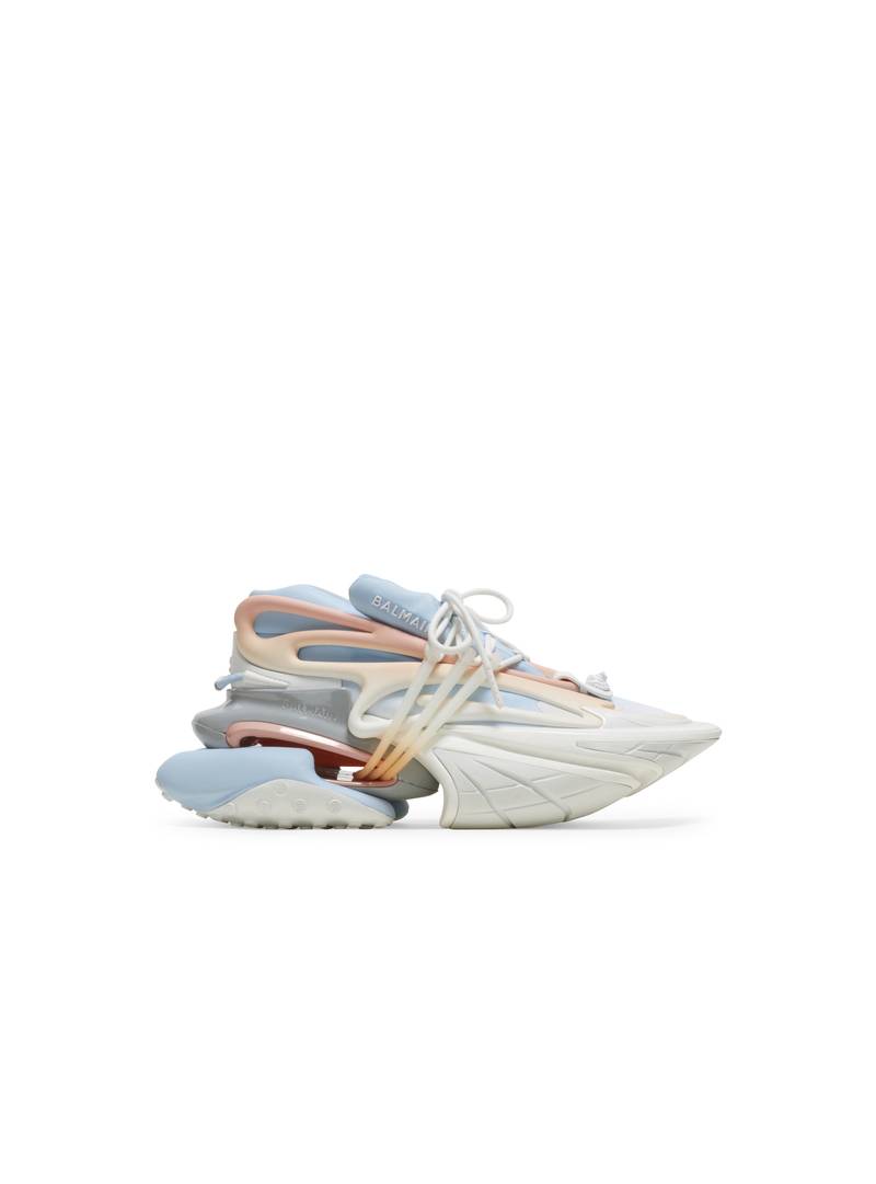 Multicoloured Unicorn trainers in neoprene and leather 1