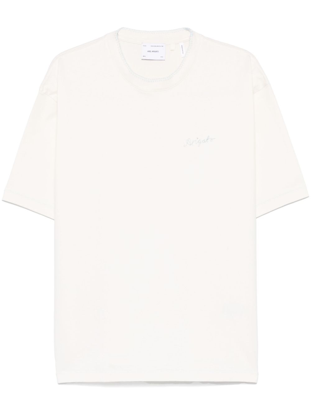 decorative-stitching T-shirt - 1