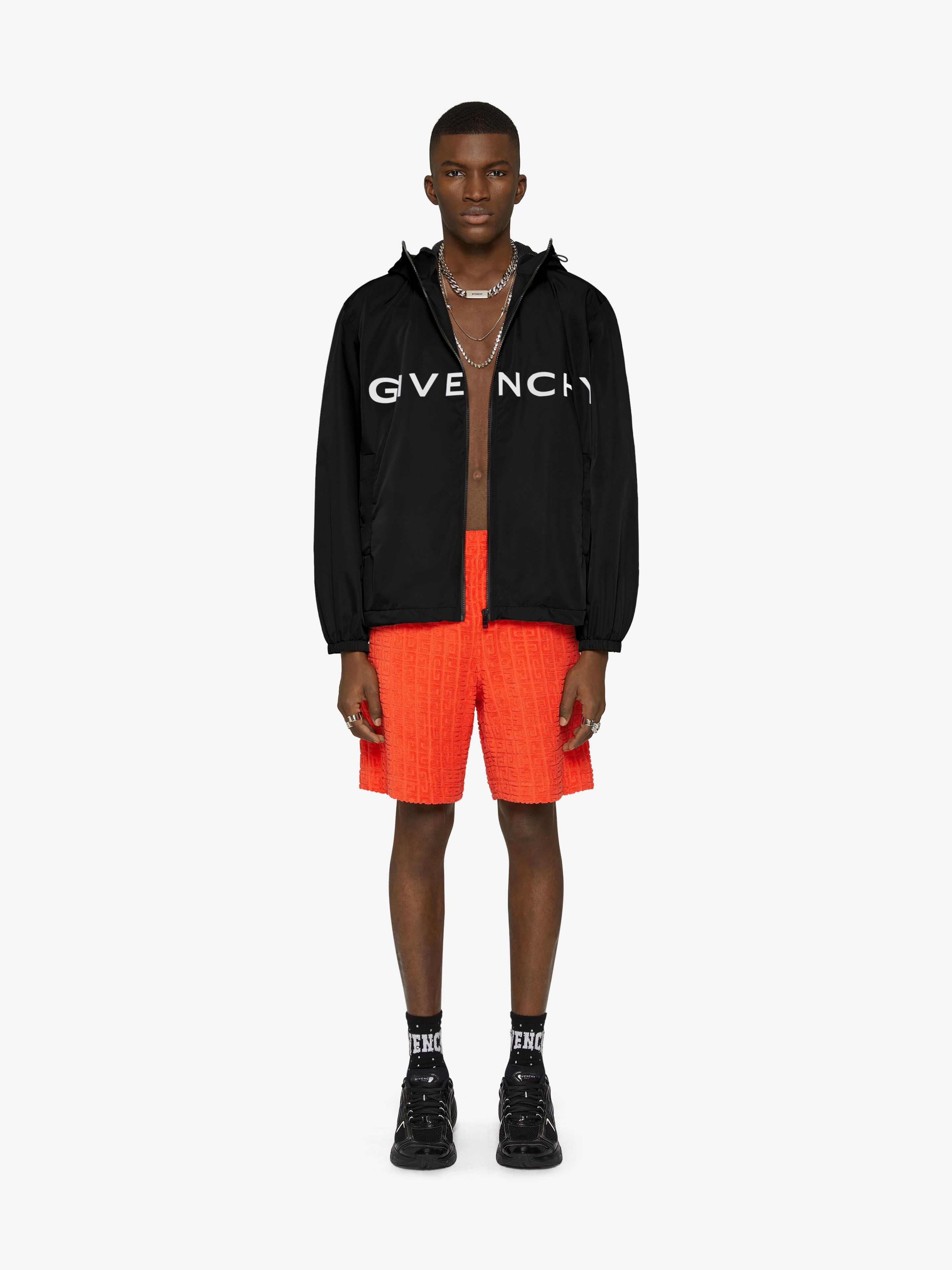 GIVENCHY WINDBREAKER IN TECHNICAL FABRIC - 2