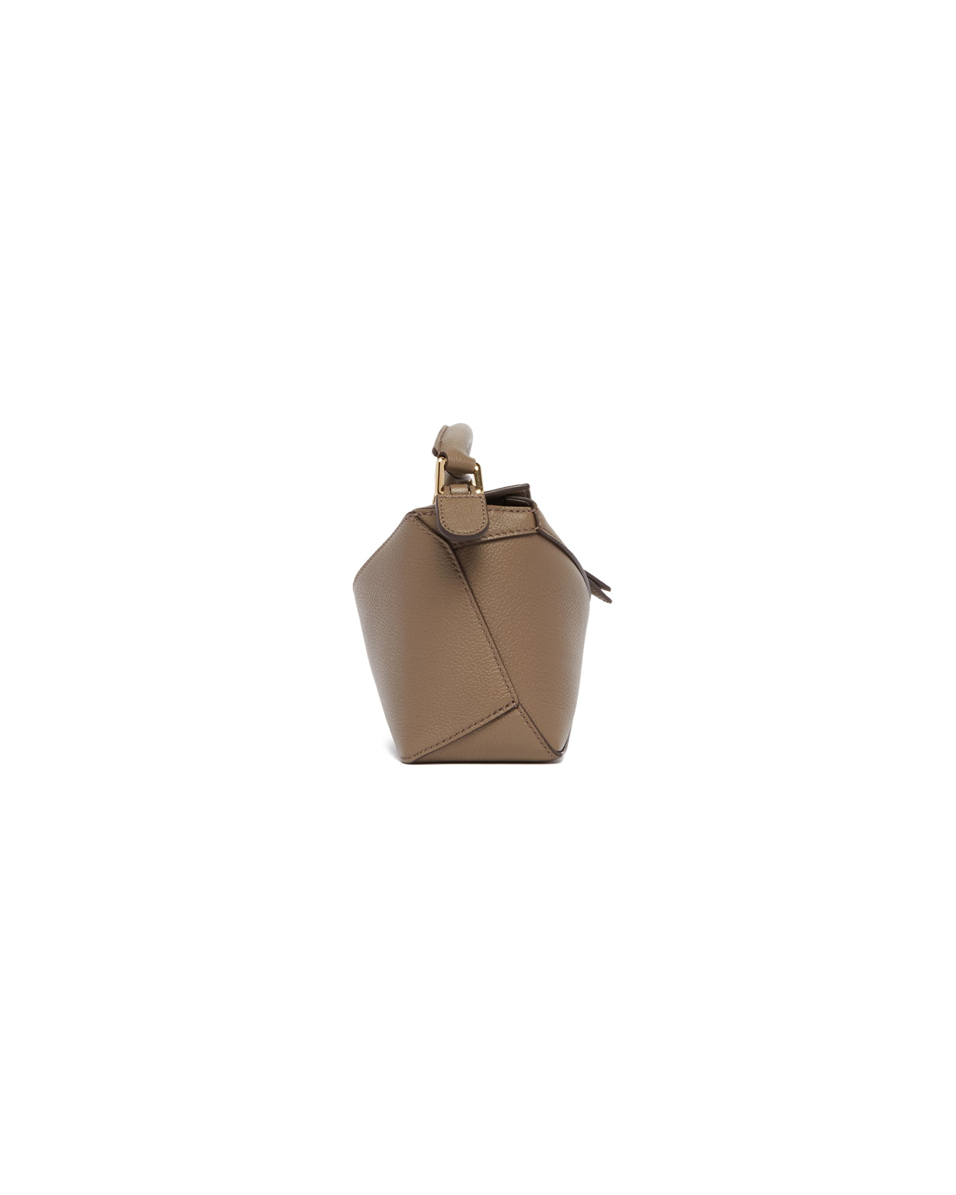 Brown Mini Puzzle Bag - 2