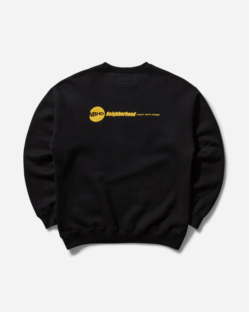 NEIGHBORHOOD Men's Subware Crewneck Sweatshirt Black outlook