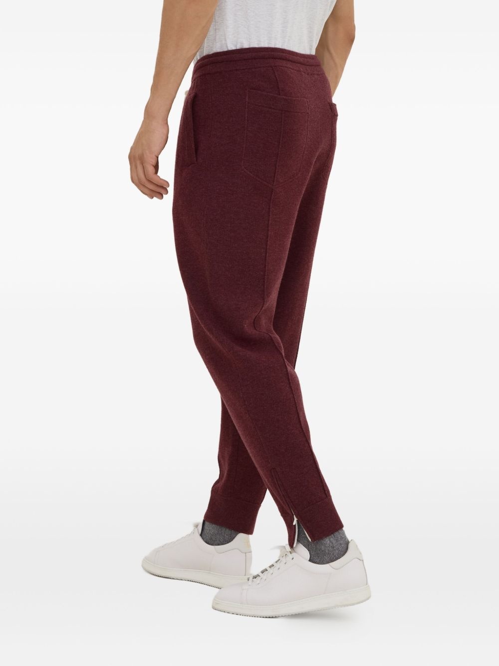 drawstring track pants - 4