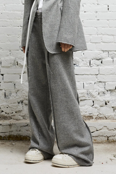 R13 INVERTED TROUSER - LIGHT HEATHER GREY outlook