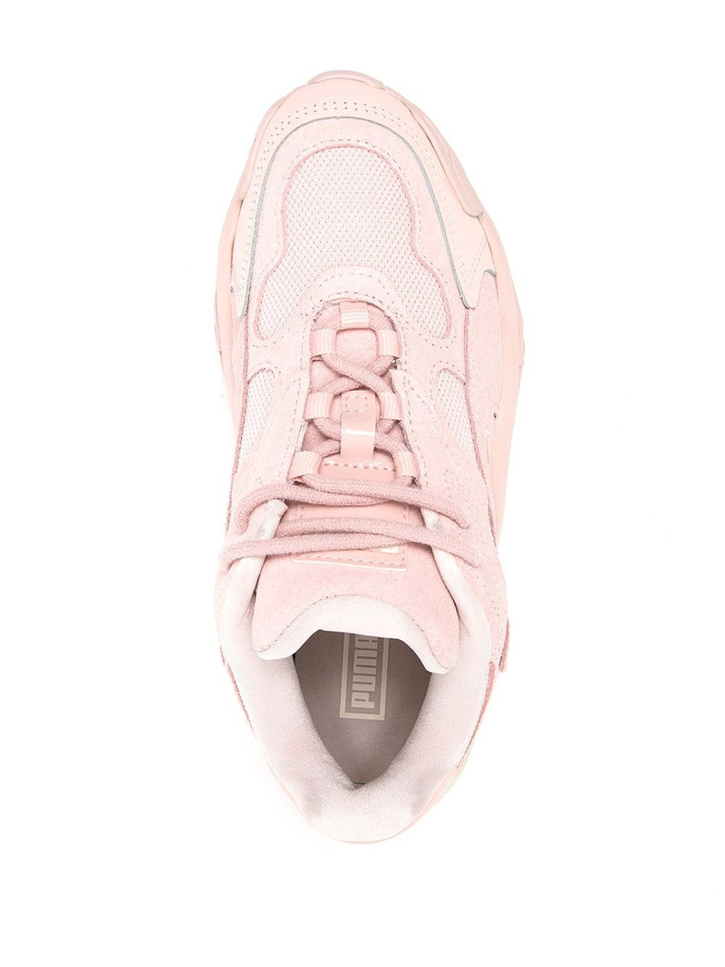 lace-up low-top trainers 4
