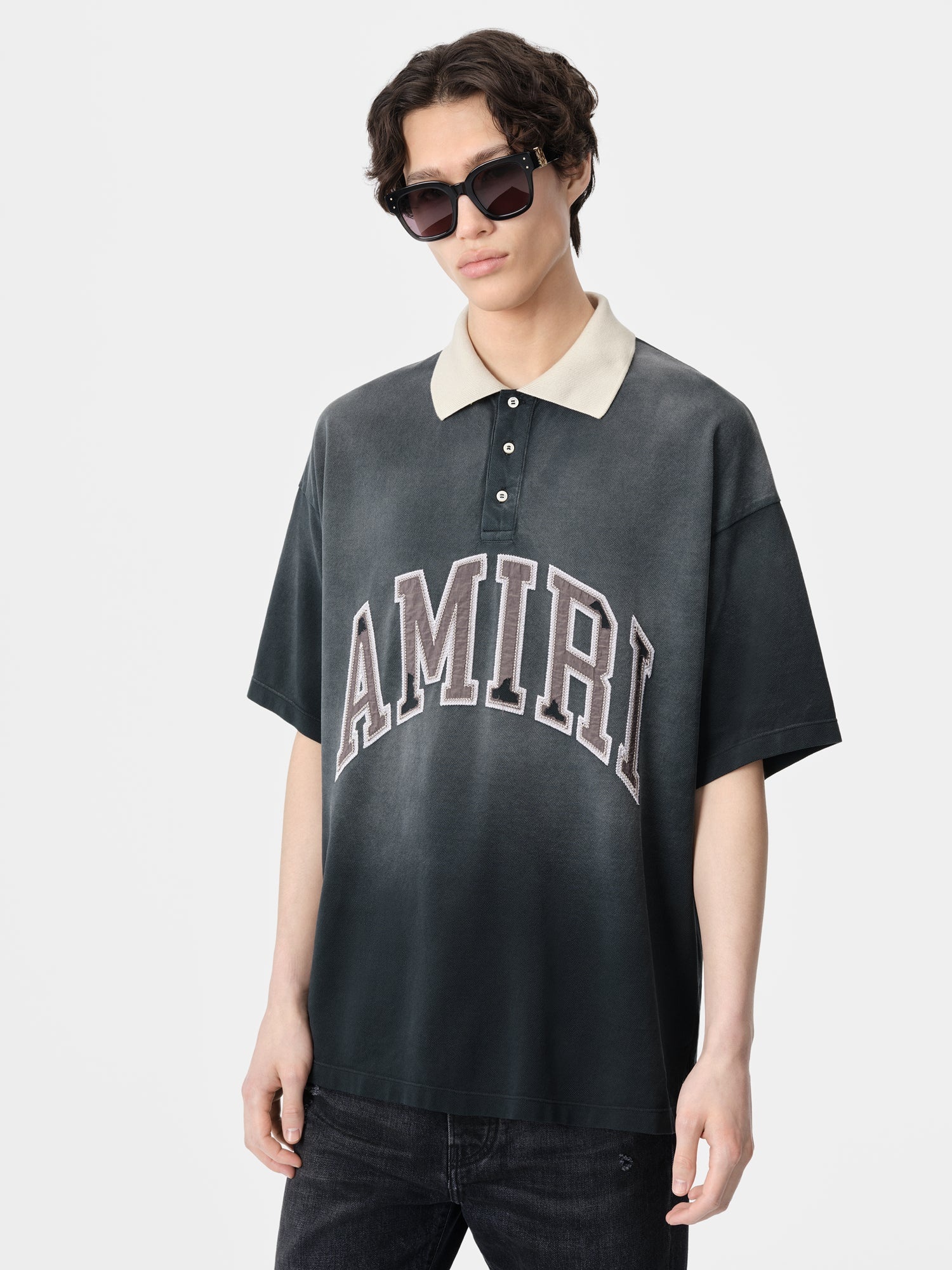 pume83✨アメリビンテージ　REVERSIBLE COLOR AMIRI AMIRI VINTAGE OVERSIZED POLO | REVERSIBLE