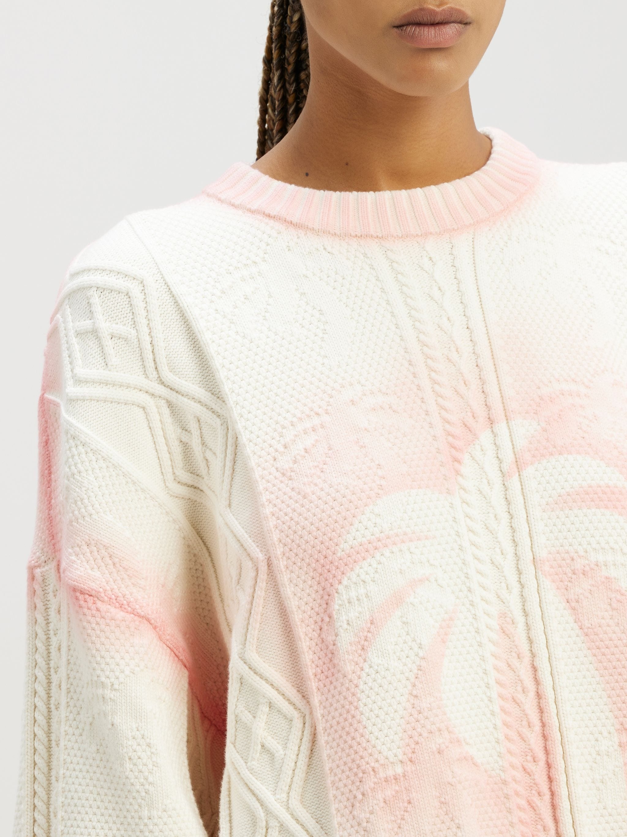 Sprayed Fishermans Sweater - 6