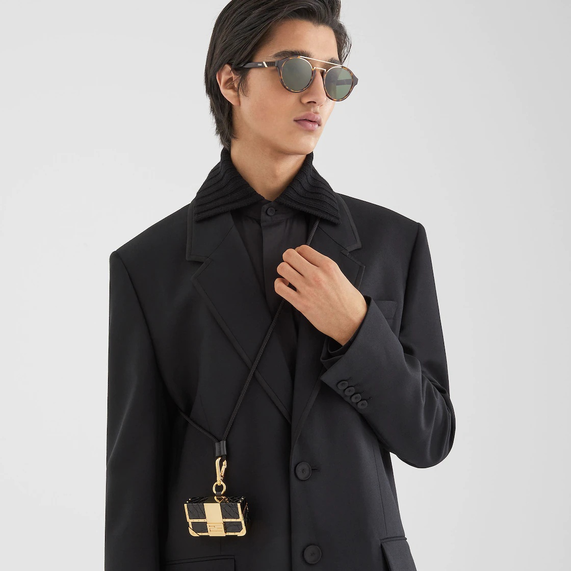 Black cotton shirt - 4