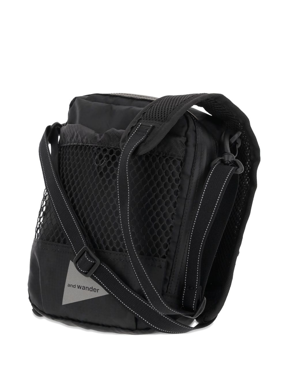 all-over plaid pattern shoulder bag - 3