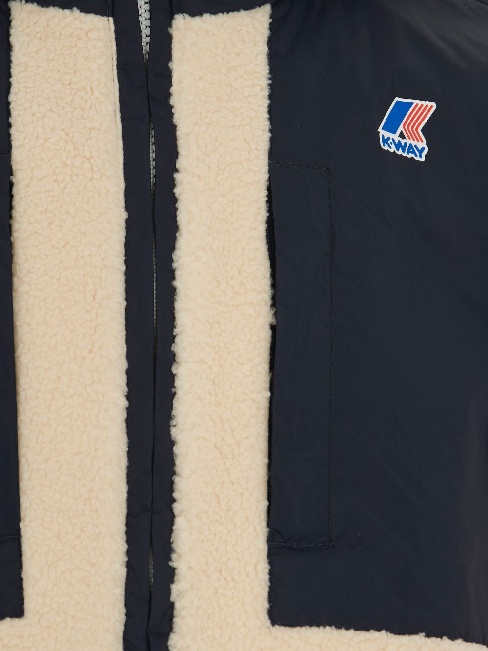fleece-panels jacket - 2