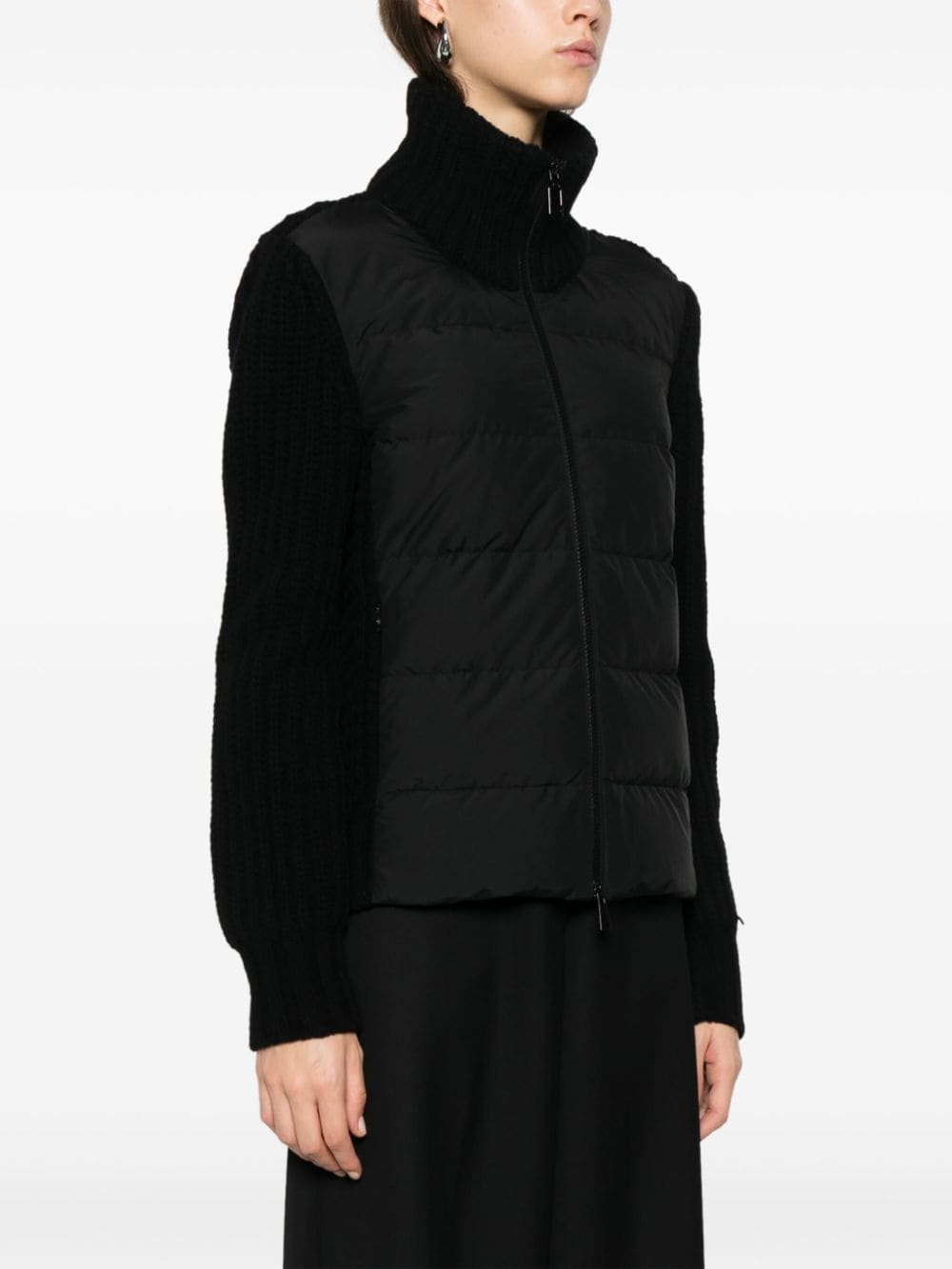 padded-panel cardigan - 3
