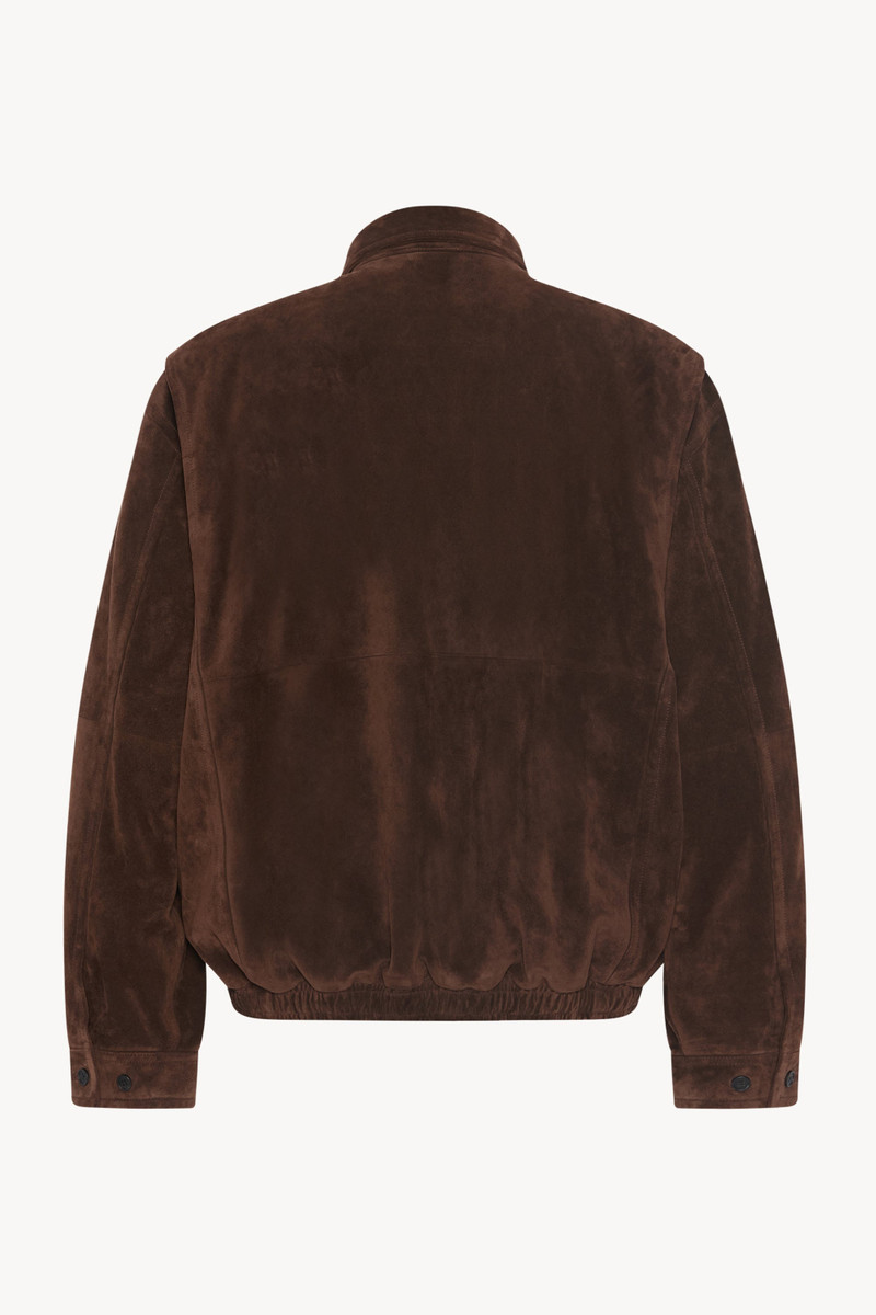 The Row Ronan Jacket in Leather outlook