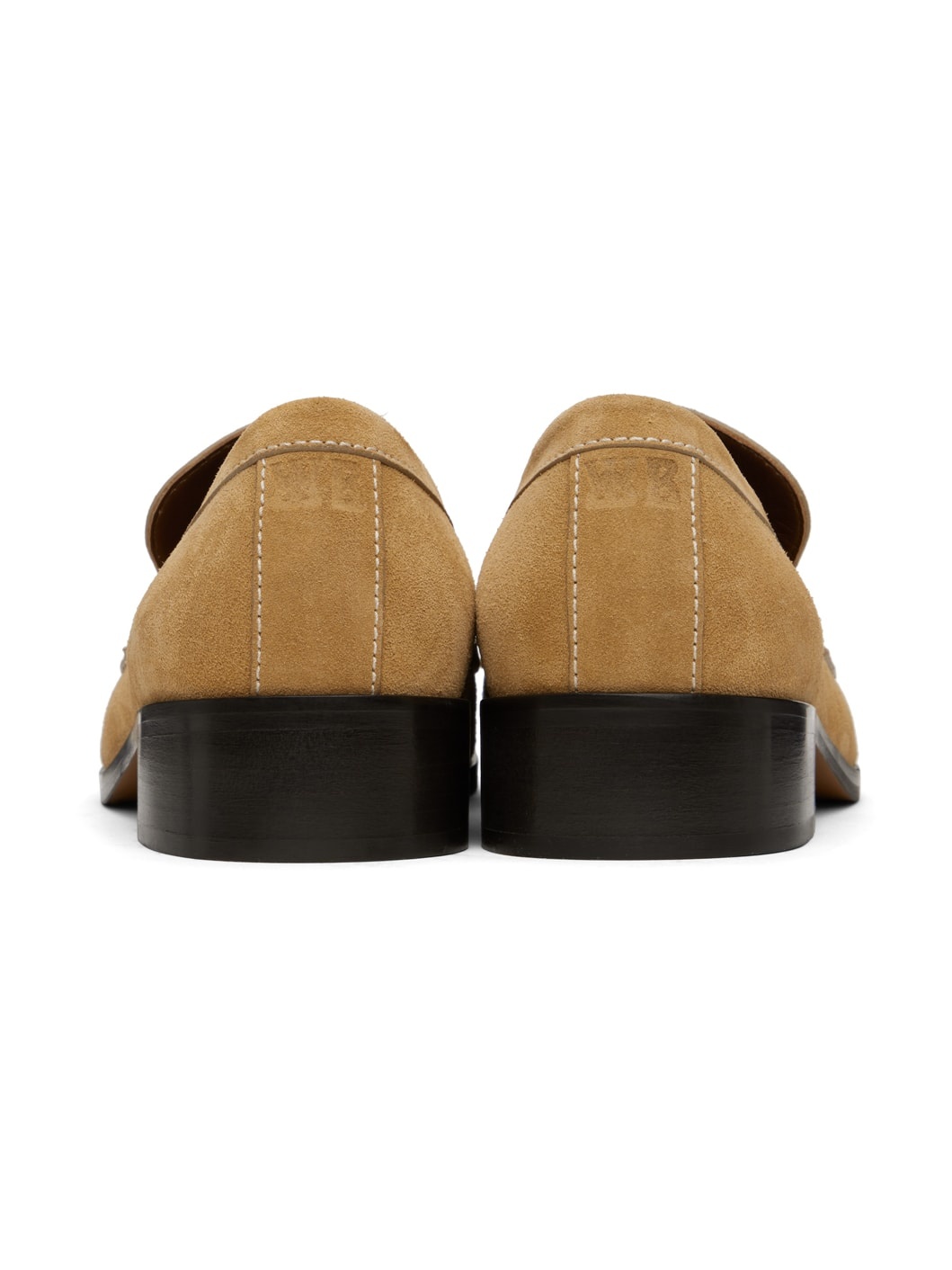 Beige Suede Loafers - 2