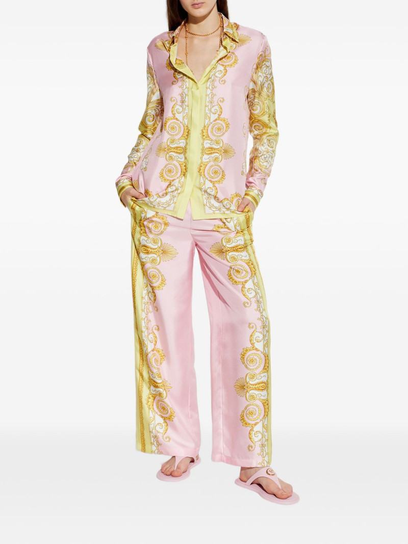 VERSACE long-sleeved Medusa-head shirt outlook