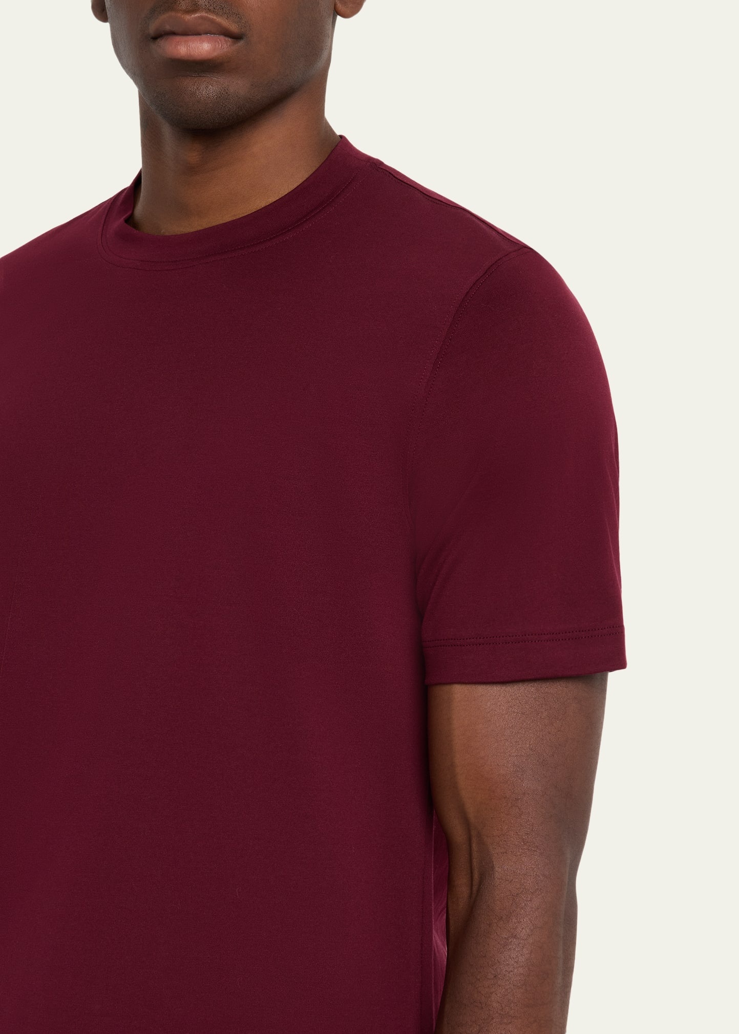 Men's Cotton Jersey Crewneck T-Shirt - 5