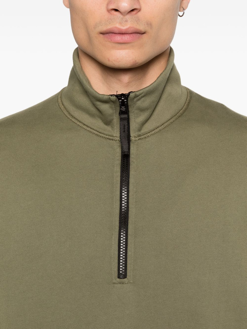 half zip long-sleeve sweatshirt 5
