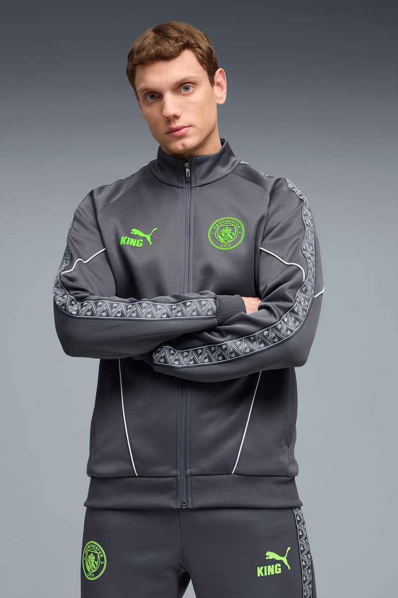 PUMA Manchester City KING Anthem Men's Soccer Jacket outlook