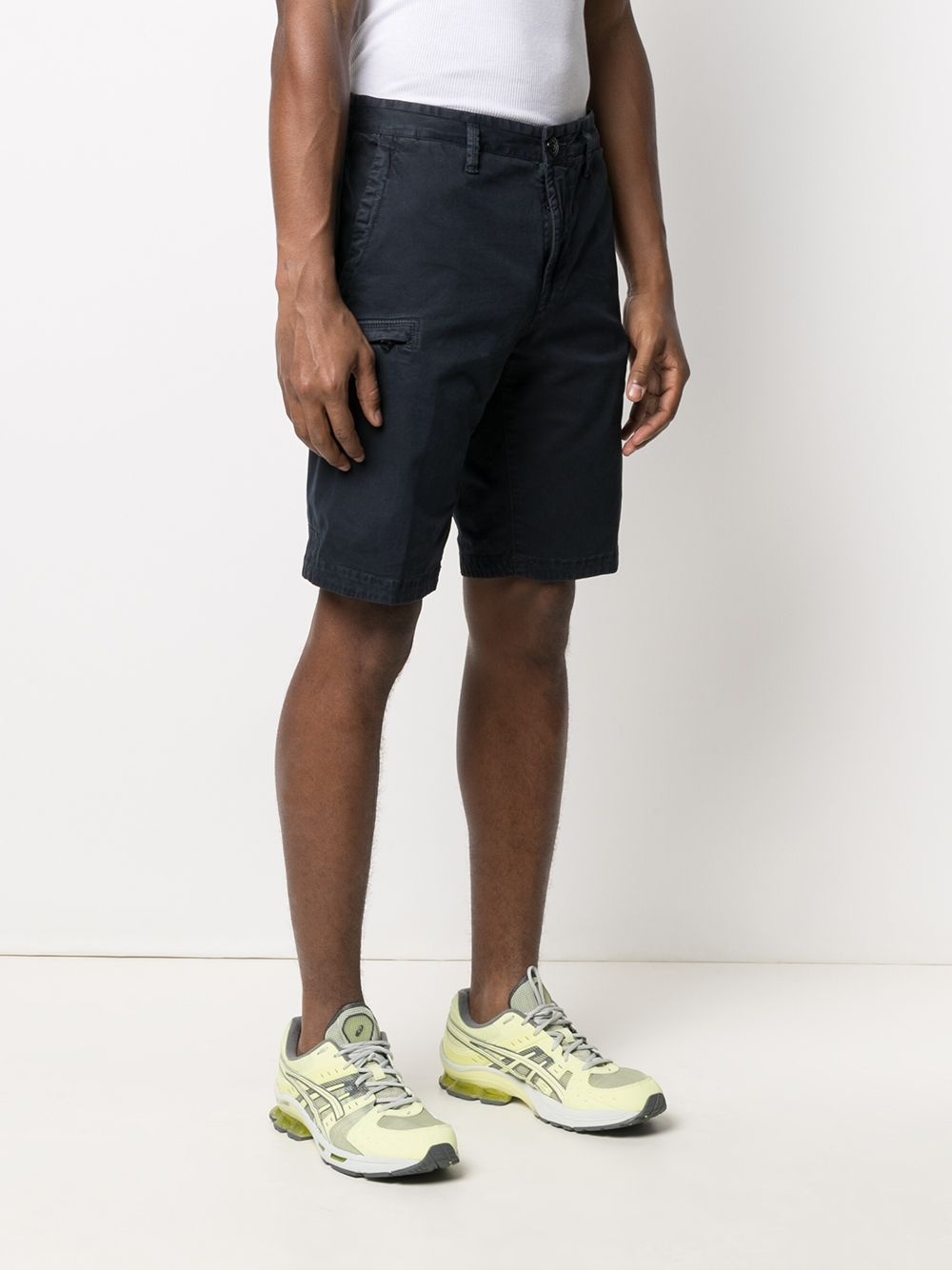 logo-patch cargo shorts - 3