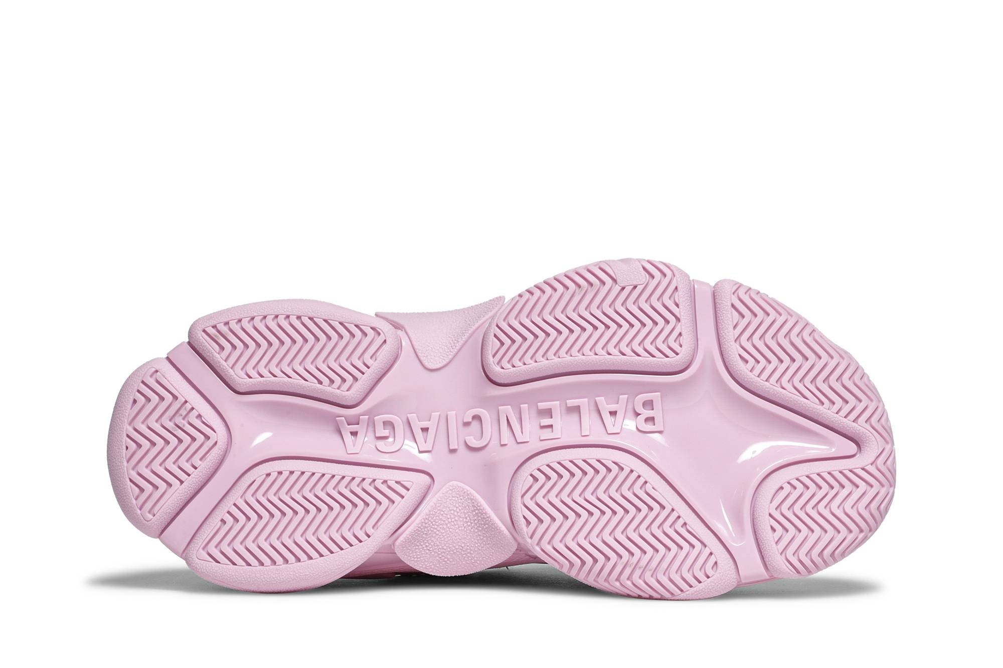 Balenciaga Wmns Triple S Sneaker 'Allover Logo - Pink' - 4