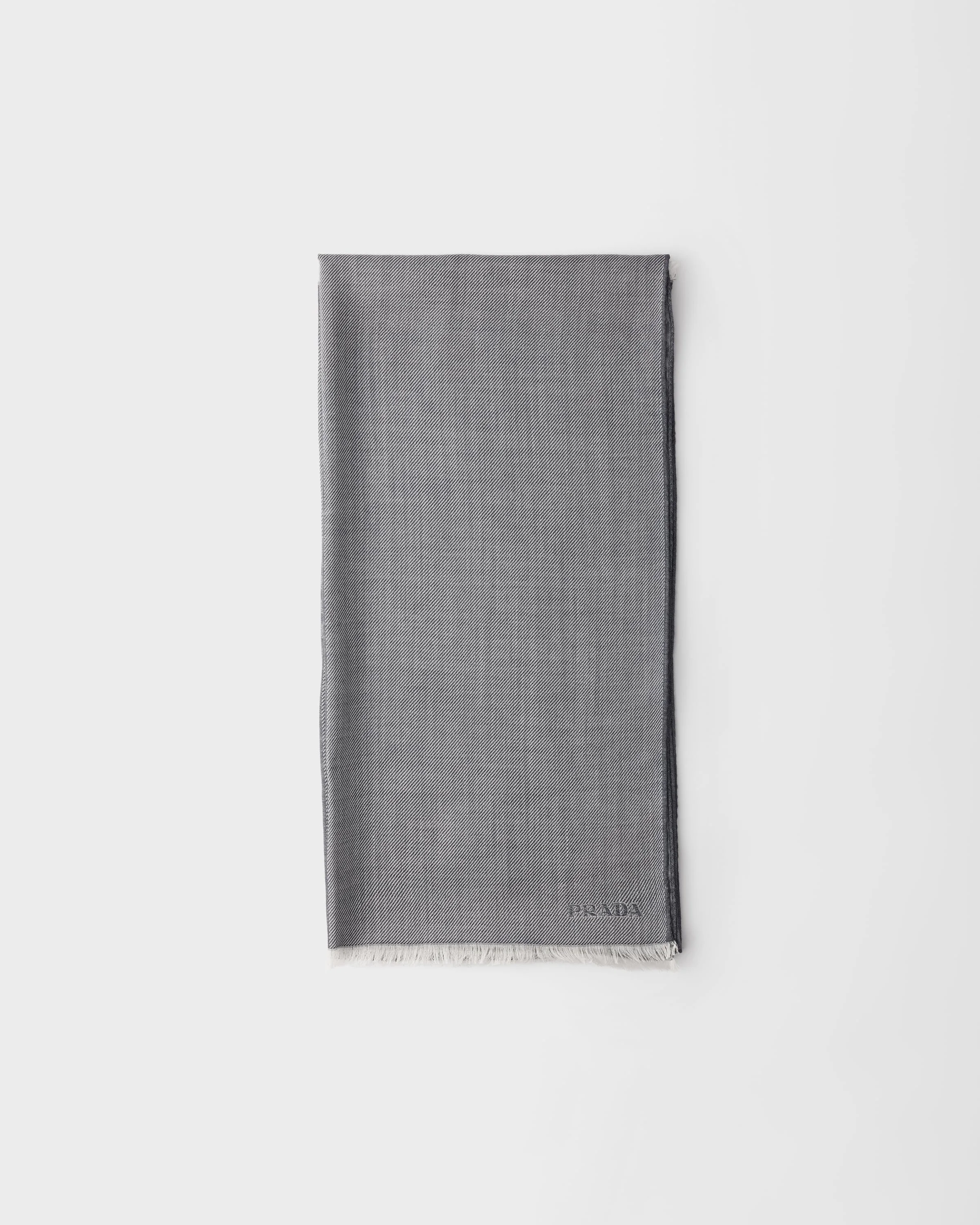 Cashmere, wool and silk scarf - 1