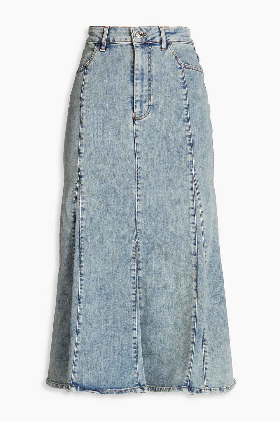 Denim midi skirt - 1