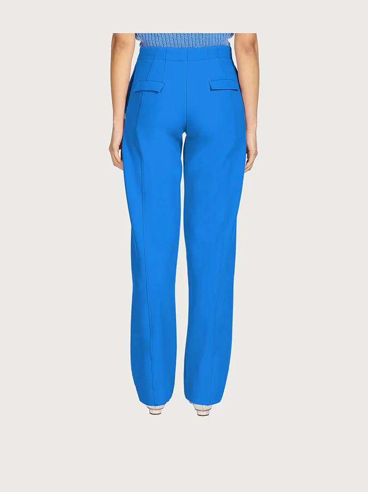 TECHNICAL WOOL TROUSERS - 4