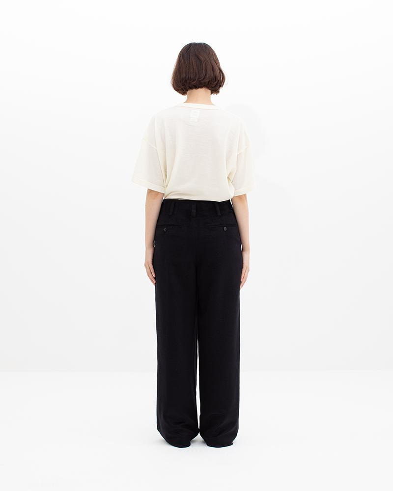 WIDE PANTS (SILK) W BLACK 3