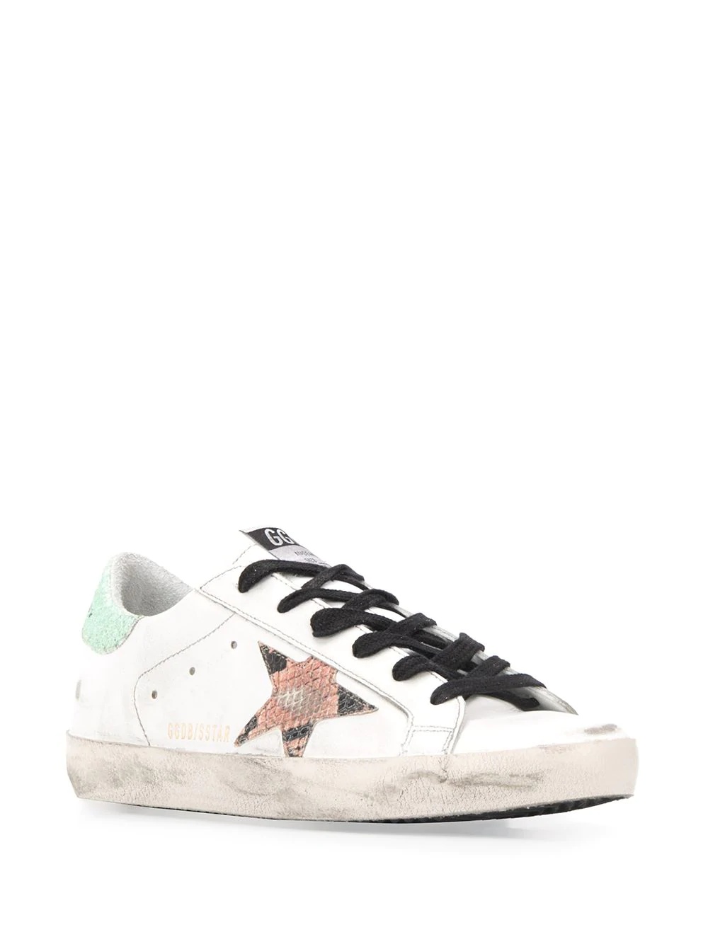 distressed finish sneakers - 2