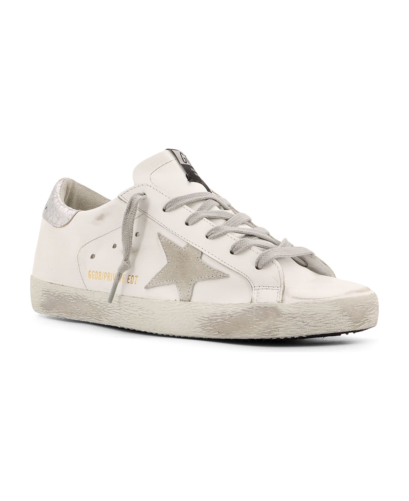 White Leather Sneakers - 2
