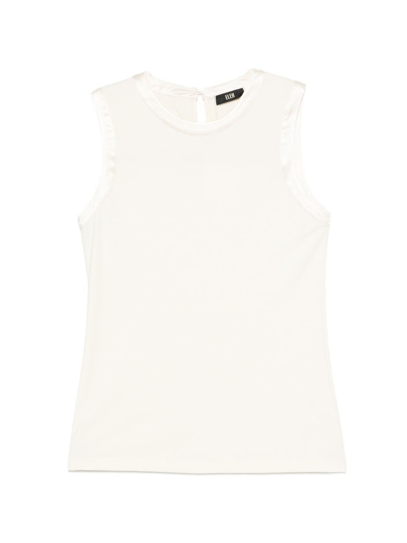 sleeveless crew-neck top 1