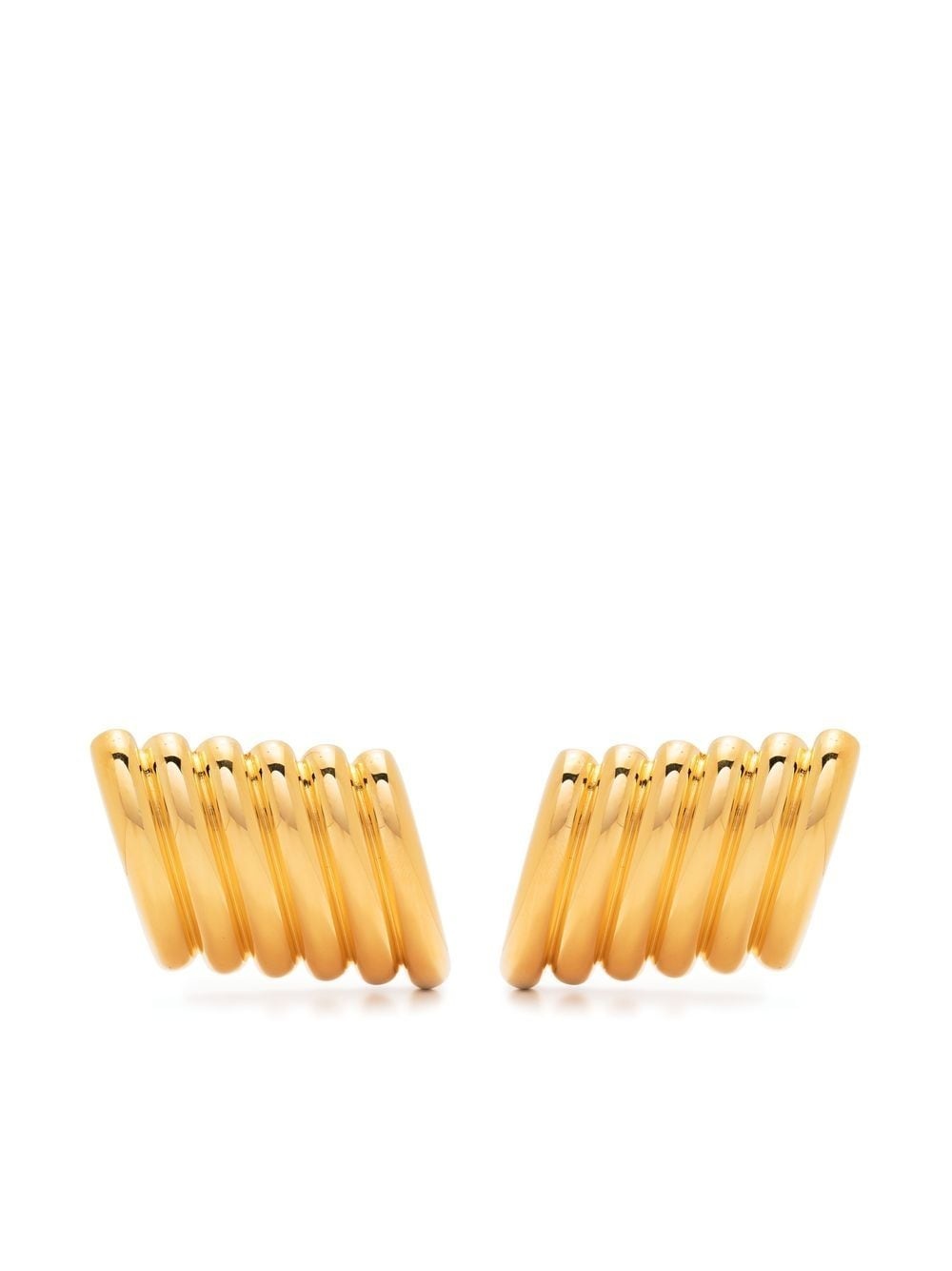 BALENCIAGA Rib stud earrings | farfetch | REVERSIBLE
