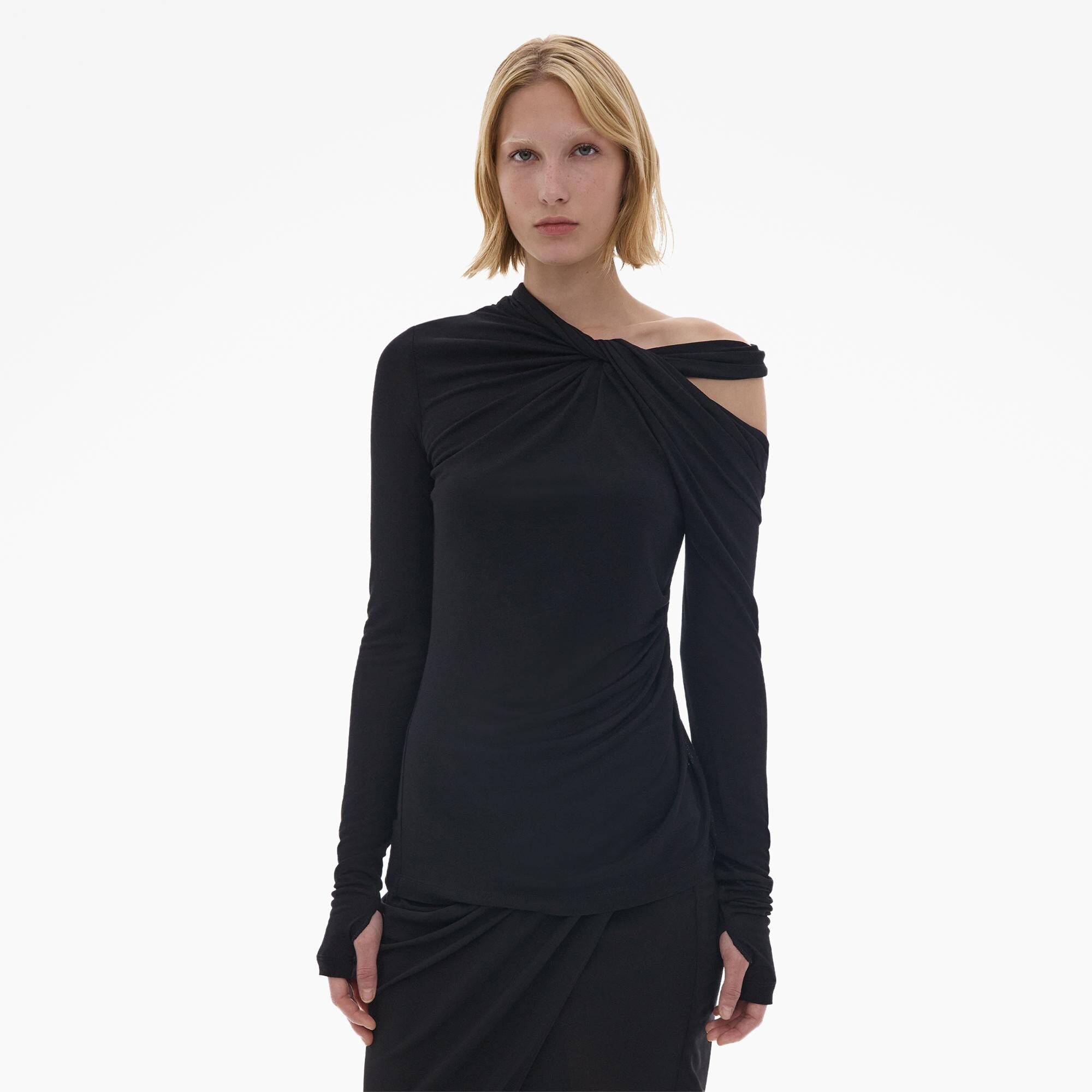 TWISTED LONG-SLEEVE TOP - 3