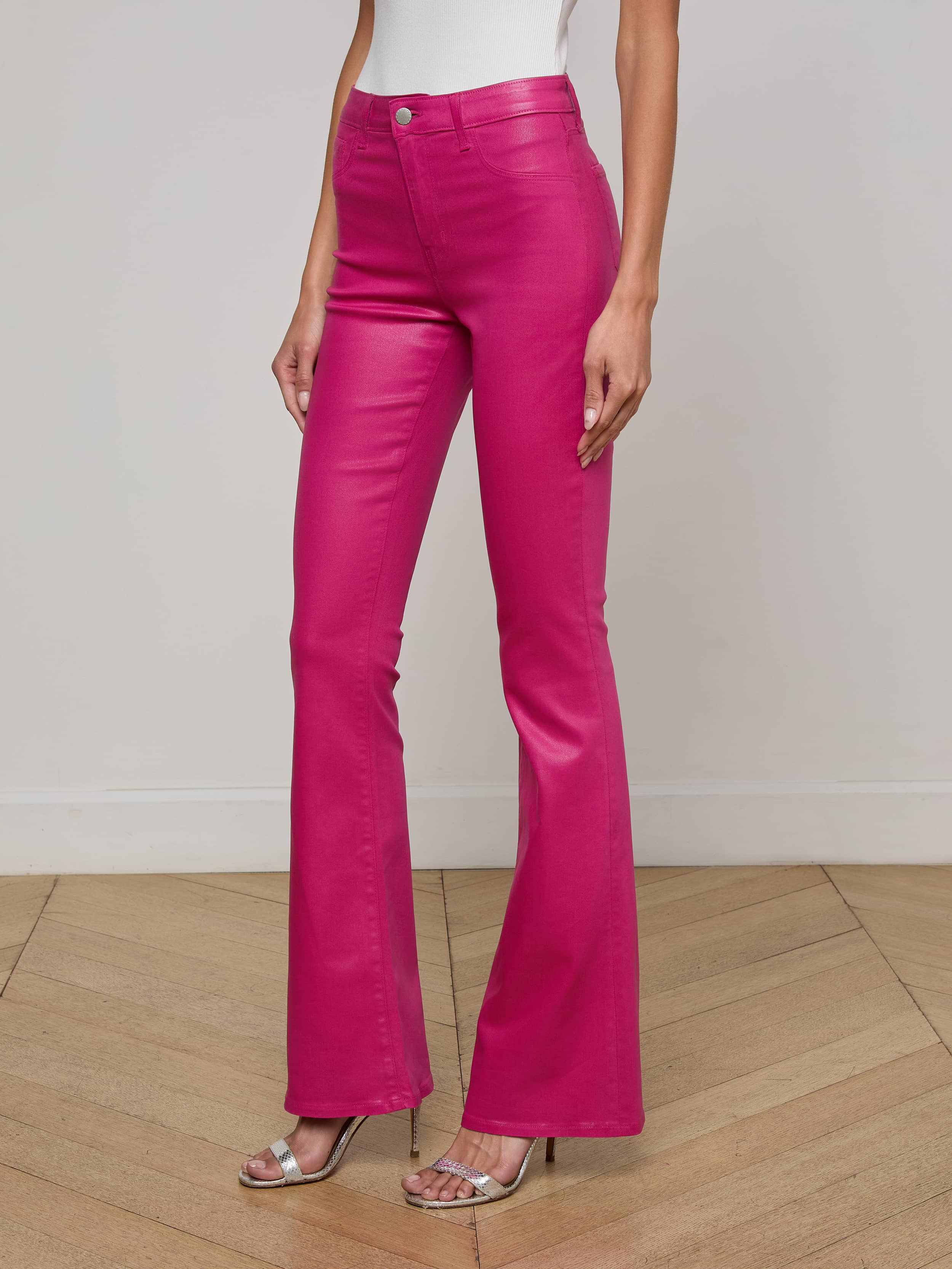 Marty Coated Flare Jean - 4