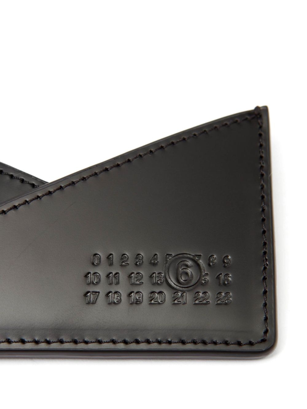 single-stitch logo cardholder - 4