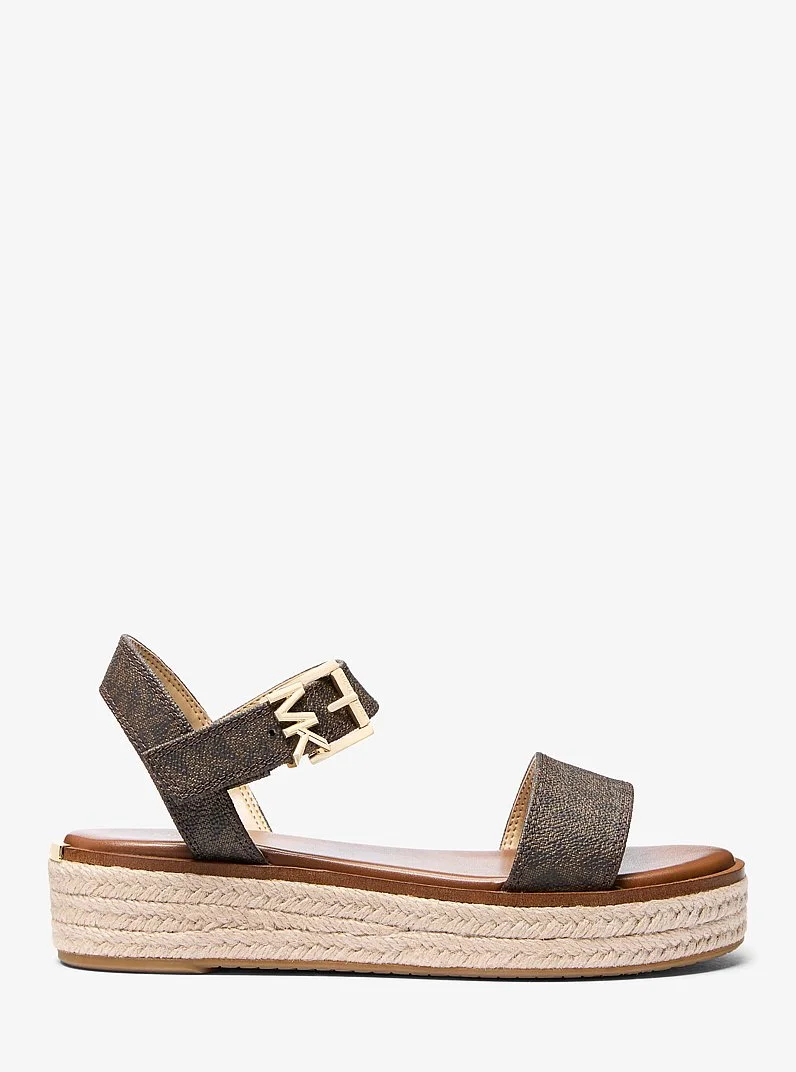 Richie Signature Logo Platform Espadrille Sandal - 1
