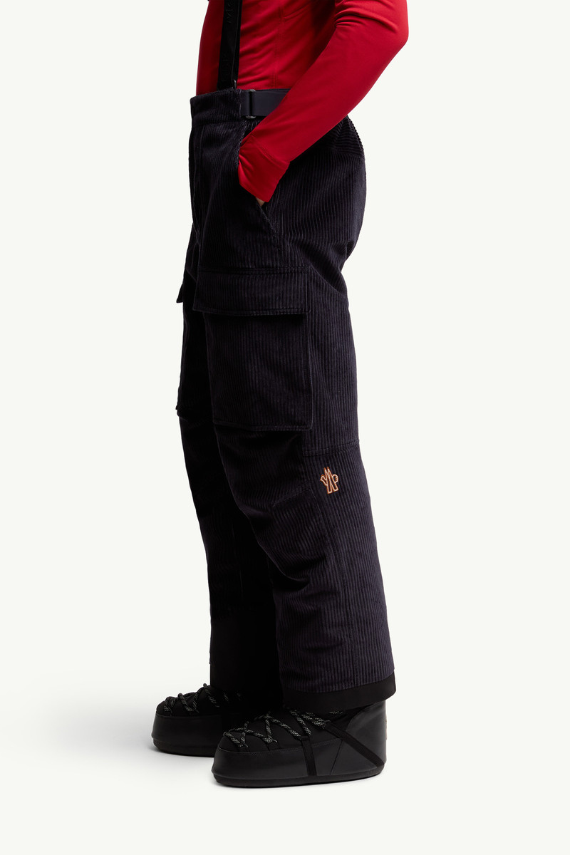 Padded Corduroy Ski Bib 4