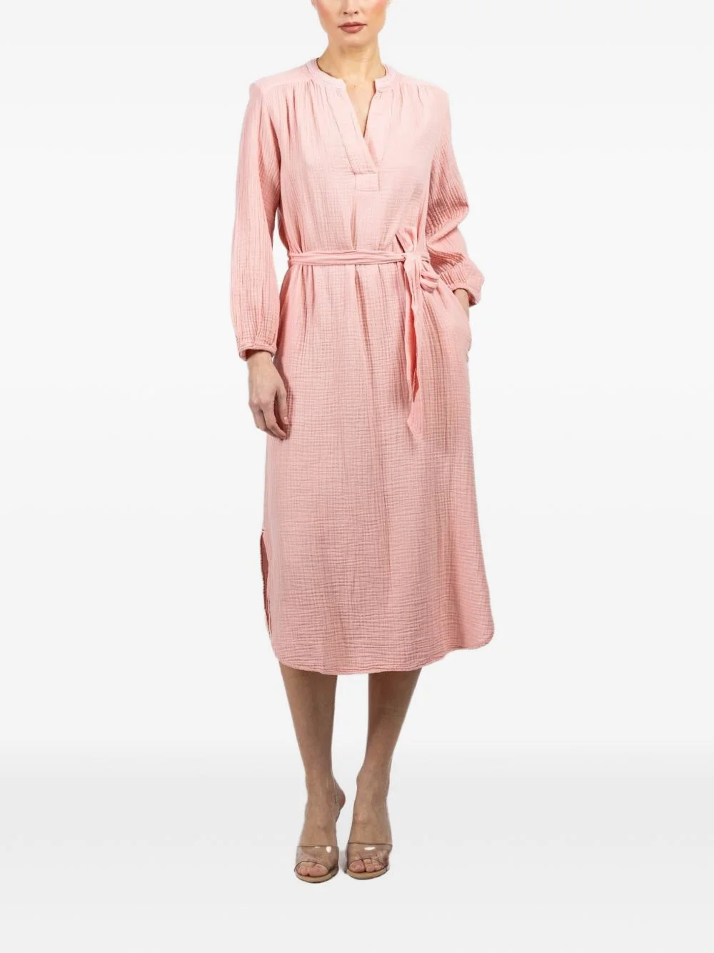 Josephine tie-waist midi dress - 1