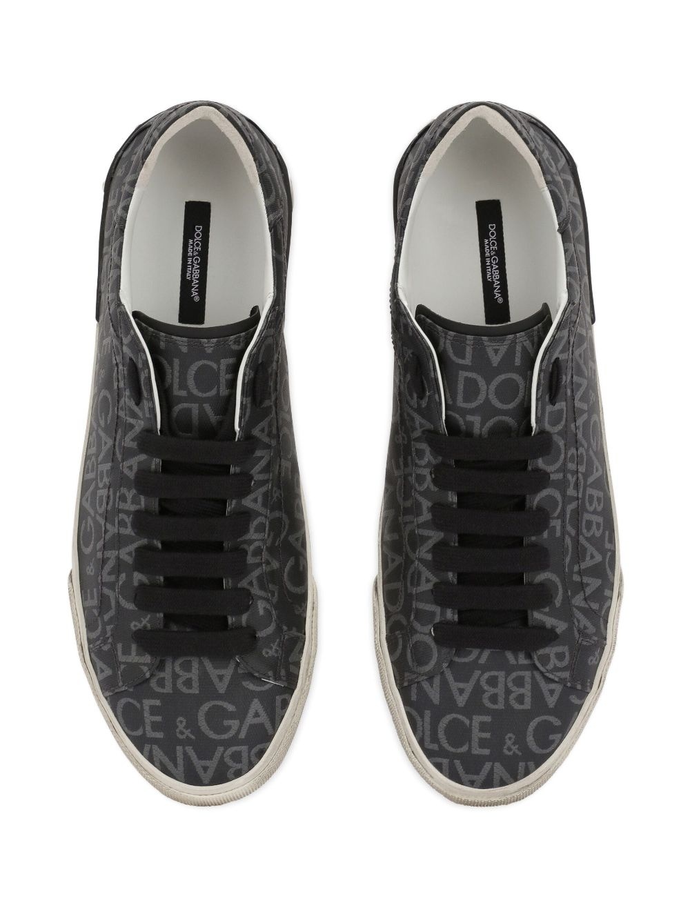 Portofino logo-print sneakers - 4