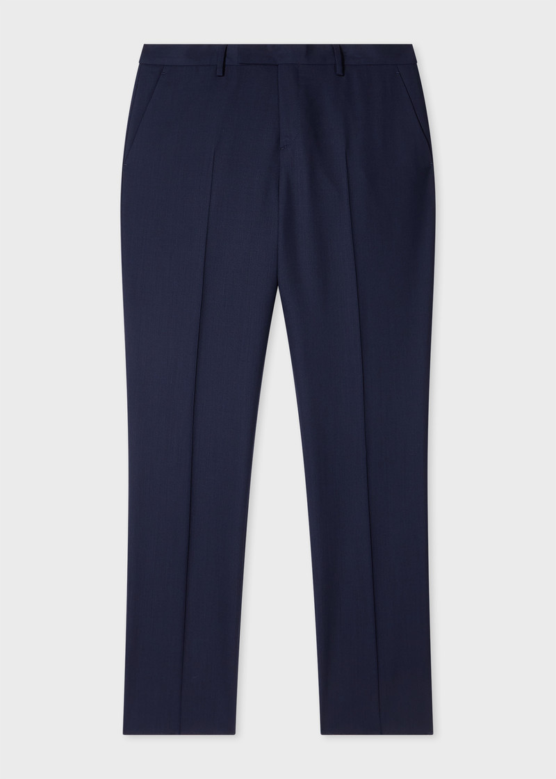 Navy 'Travel Pro' Wool Suit 5