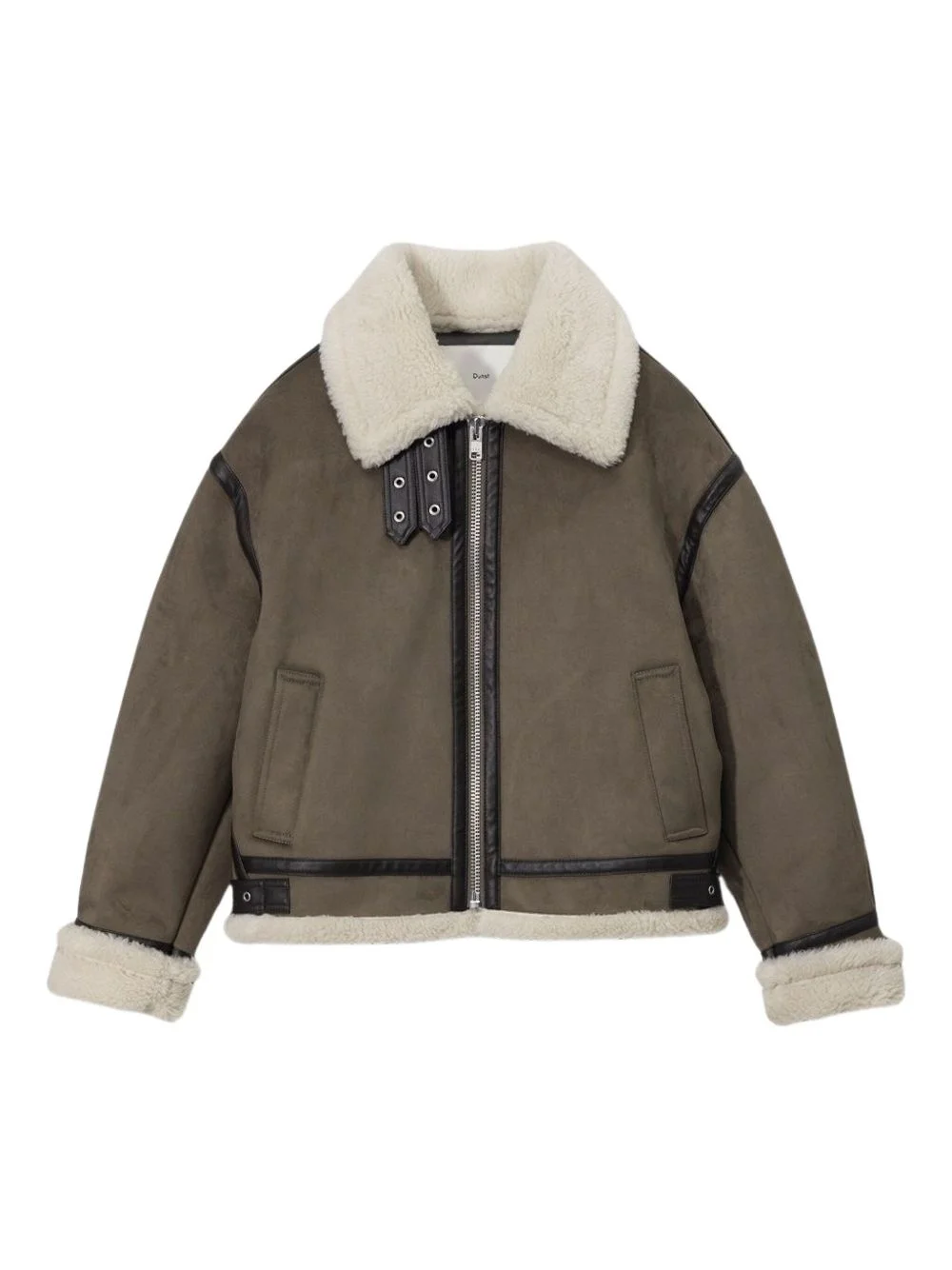 buckle-detail jacket - 1