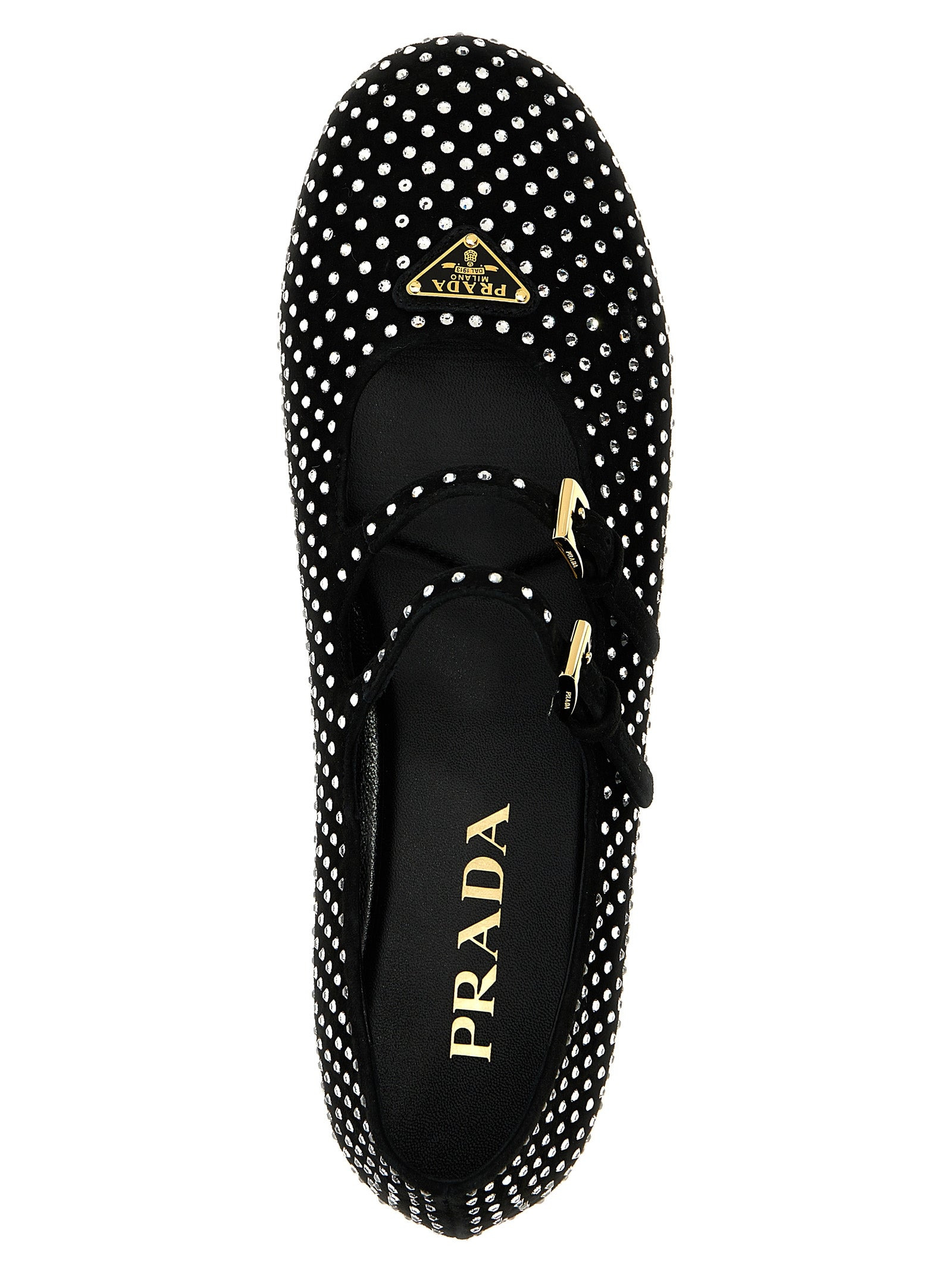 Prada Women Double Strap Ballet Flats - 4