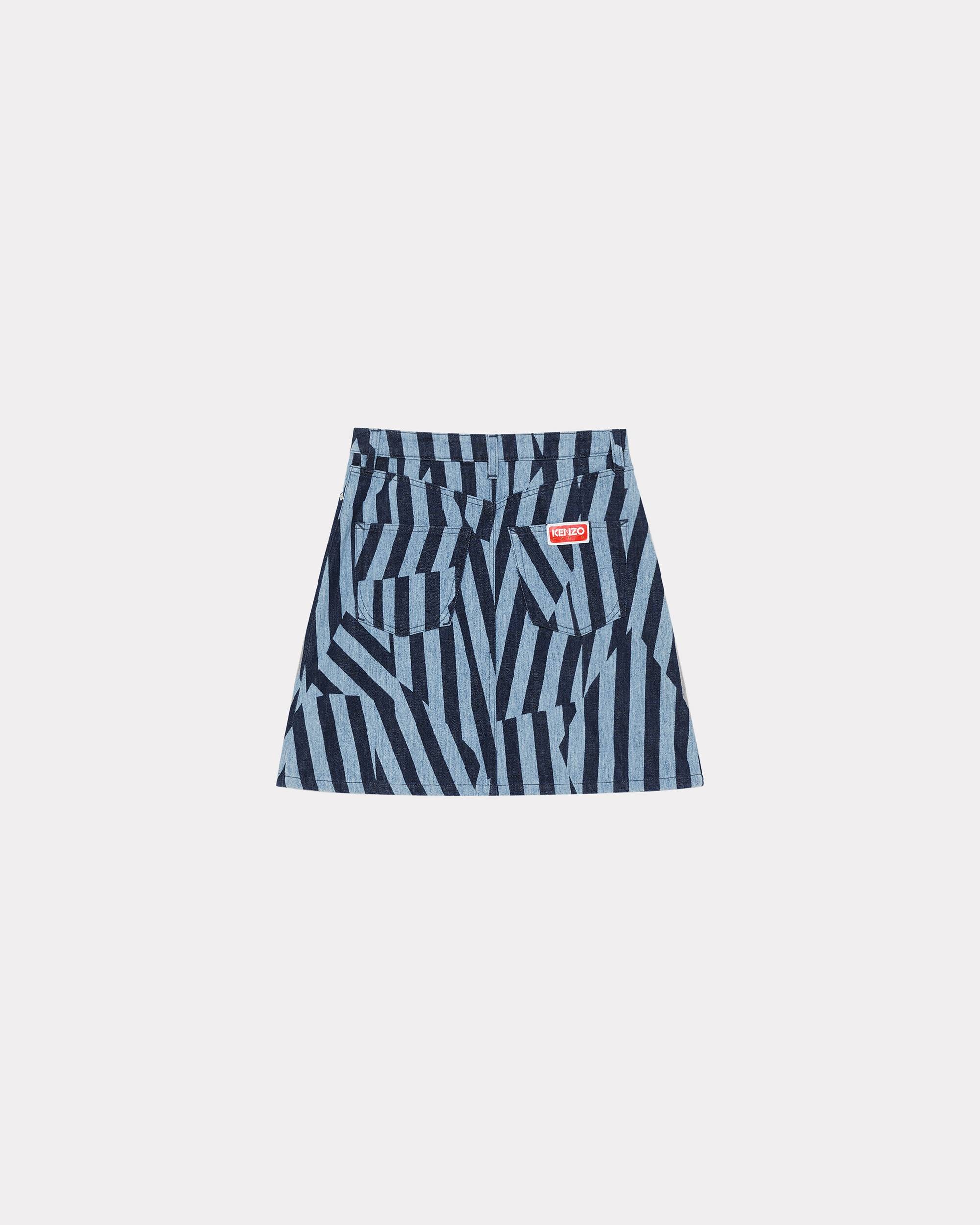 KENZO Dazzle Stripe denim skirt - 2