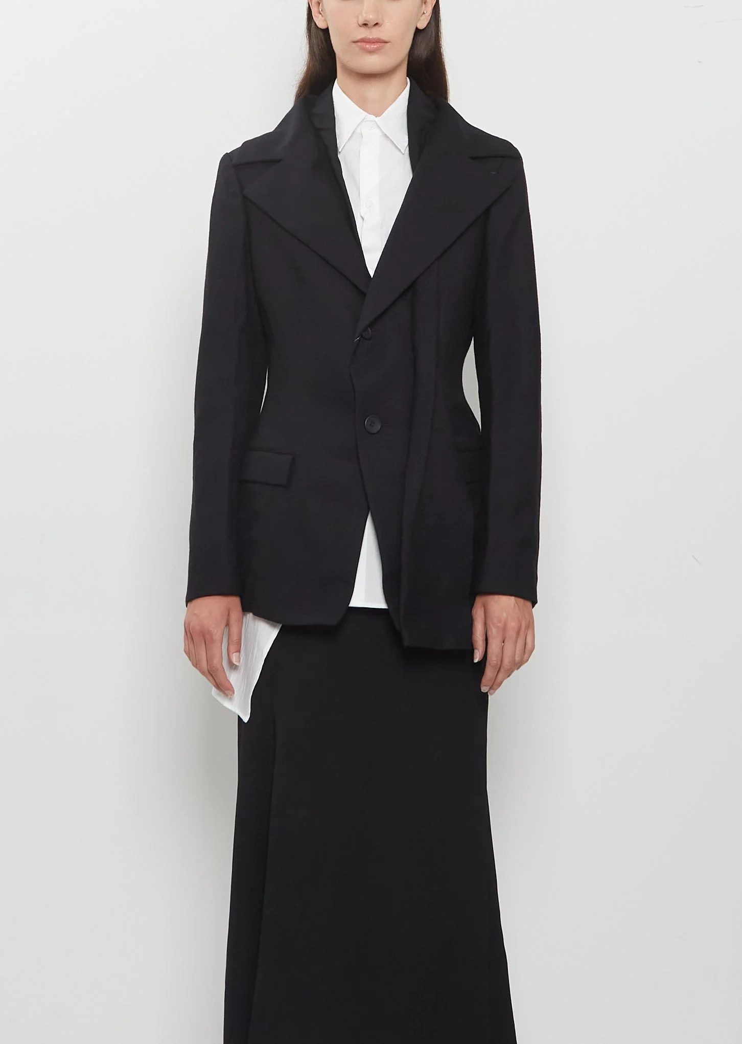 Stole Detail Single Jacket - 1
