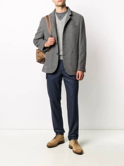 Brunello Cucinelli plain V-neck pullover outlook