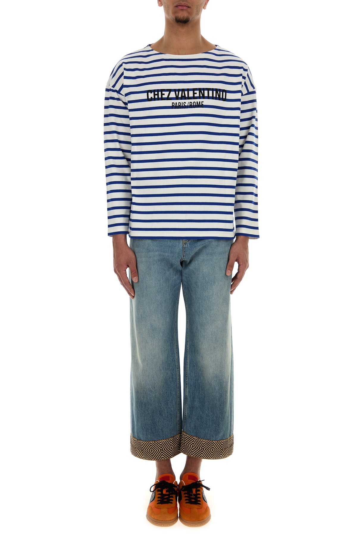 Denim wide-leg jeans - 6