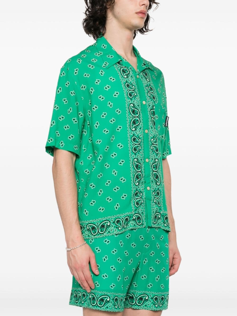 paisley-print poplin shirt - 3