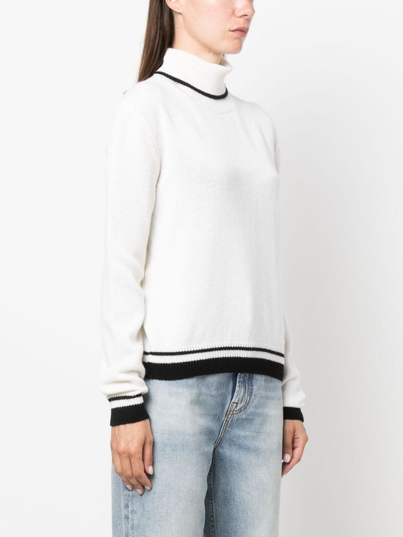 stripe-edge wool-blend jumper 3