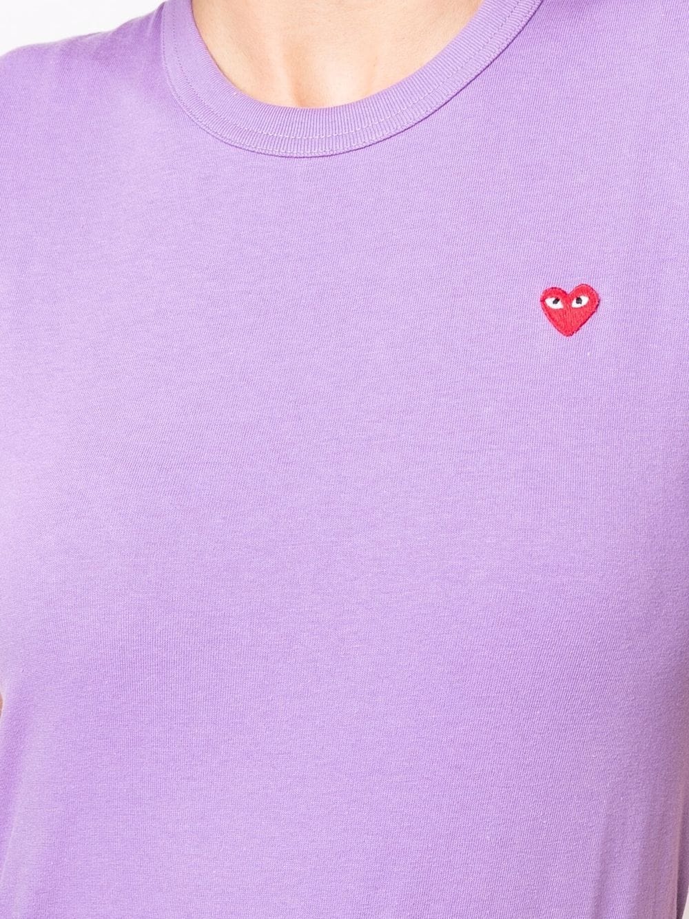 cotton embroidered-logo T-shirt - 5