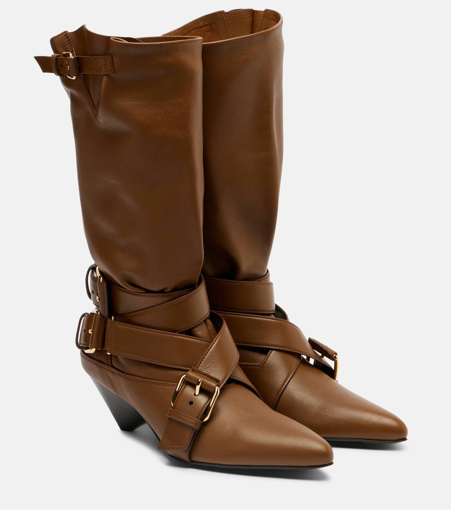Orla 50 leather knee-high boots - 1