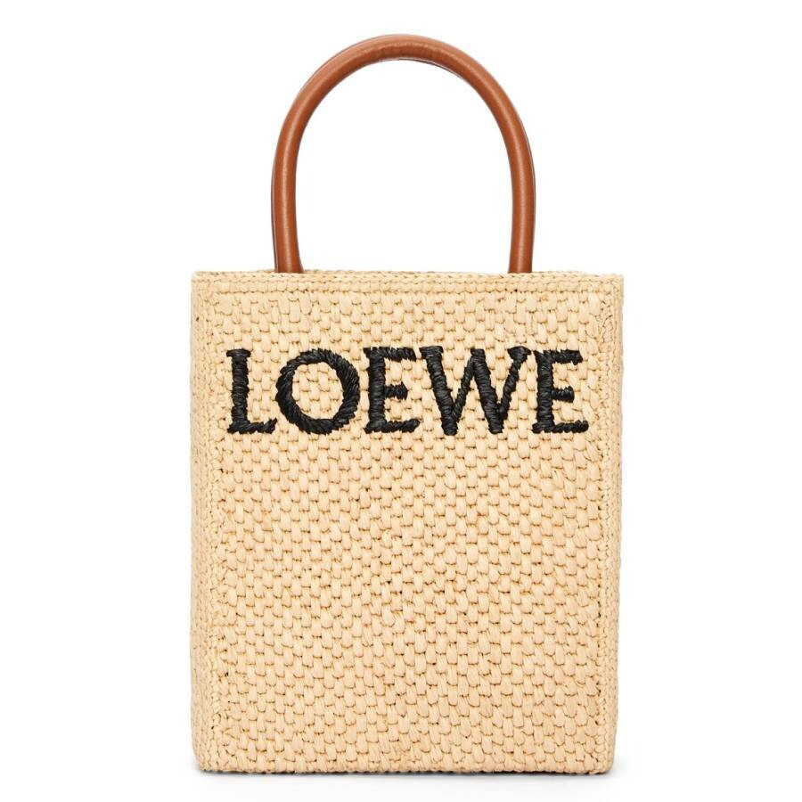 Loewe Vertical Tote Mini Handbag - Beige - 1