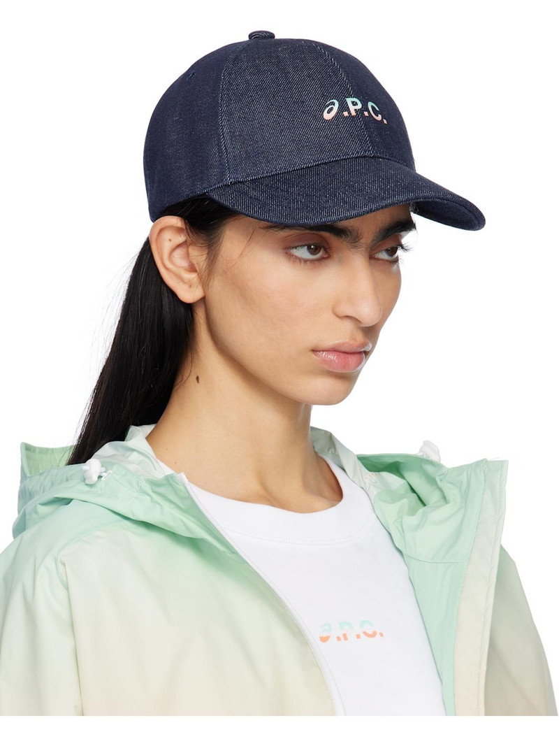 A.P.C. Indigo ASICS Edition Charlie Baseball Cap outlook